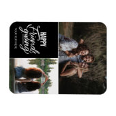 Personalisiert Happy Friendsgiving Foto Magnet (Horizontal)