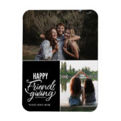 Personalisiert Happy Friendsgiving Foto Magnet (Vertikal)