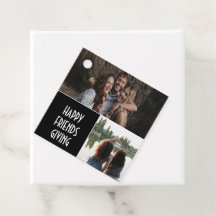 Personalisiert Happy Friendsgiving Gefallen Tags