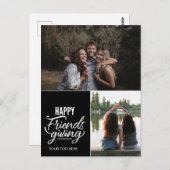 Personalisiert Happy Friendsgiving Postcard Postkarte (Vorne/Hinten)