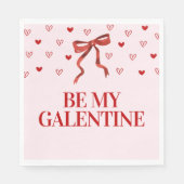 Personalisiert Happy Galentine's Day Party Serviette (Vorderseite)