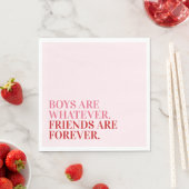 Personalisiert Happy Galentine's Day Party Serviette (Beispiel)