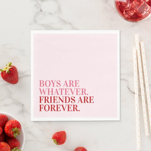 Personalisiert Happy Galentine's Day Party Serviette (Beispiel)