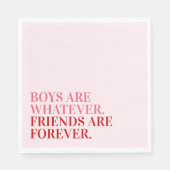 Personalisiert Happy Galentine's Day Party Serviette (Vorderseite)