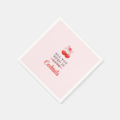 Personalisiert Happy Galentine's Day Party Serviette (Ecke)