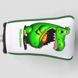 Personalisiert Happy Gator Golf Putter Cover Golf Headcover
