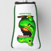 Personalisiert Happy Gator Golf Putter Cover Headcover (Rotieren 90)