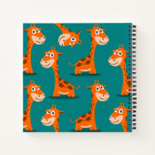 Personalisiert Happy Giraffe Kinderbuch Notizblock (Rückseite)