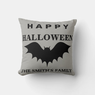 Personalisiert Happy Halloween Bat Kissen