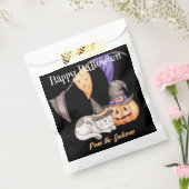 Personalisiert Happy Halloween | CAT & PUMPKIN Geschenktütchen (Versiegelt)
