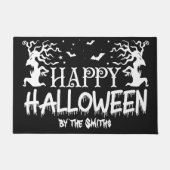 Personalisiert Happy Halloween Fußmatte (Vorderseite)