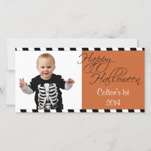Personalisiert Happy Halloween Grußkarte Feiertagskarte