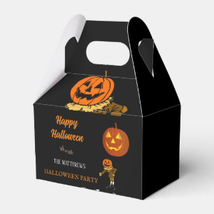 Personalisiert Happy Halloween Pumpkin Leckereien Geschenkschachtel