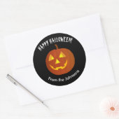Personalisiert Happy Halloween Stickers Siegel (Umschlag)