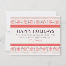 Personalisiert Happy Holiday Card