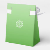 Personalisiert Happy Holidays Green Ombre Geschenkschachtel (Rückseite)