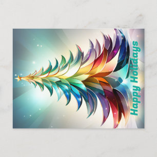 Personalisiert Happy Holidays Postcard. Christmas Postkarte