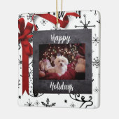Personalisiert Happy Holidays Themenabend Ornament (Links)