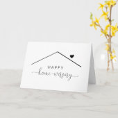 Personalisiert Happy Home Card Karte (Gelbe Blume)