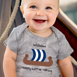 Personalisiert Happy Little Viking Baby Strampler