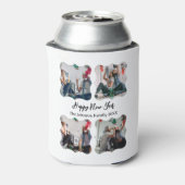 Personalisiert Happy New Year Script 4 Collage Fot Dosenkühler (Kanne Rückseite)