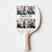 Personalisiert Happy New Year Script 4 Collage Fot Tischtennis Schläger (Vorderseite)