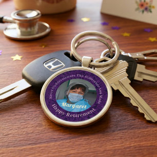 Personalisiert Happy Nurse Retirement Geschenke Vi Schlüsselanhänger