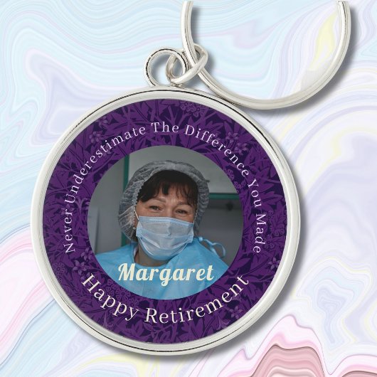 Personalisiert Happy Nurse Retirement Geschenke Vi Schlüsselanhänger