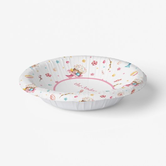 Personalisiert Happy Oaster 7" Papierschüsseln Pappteller (Gewinkelt)