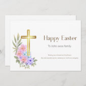 Personalisiert Happy Oaster Christliche Karte (Vorne/Hinten)