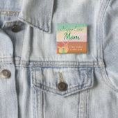 Personalisiert Happy Oaster Einige sonnige Lieben Button (Beispiel)