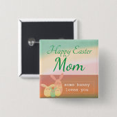 Personalisiert Happy Oaster Einige sonnige Lieben Button (Vorne & Hinten)