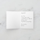 Personalisiert Happy Oaster Gruß Feiertagskarte (Innenseite)