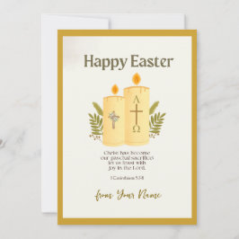 Personalisiert Happy Oaster Gruß Feiertagskarte