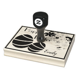 Personalisiert Happy Oaster Gummistempel