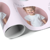 Personalisiert Happy Oaster Pastel Lila Geschenkpapier (Rolleneckpunkt)