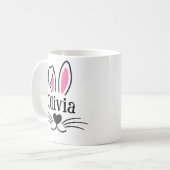 Personalisiert Happy Oaster Tasse (Vorderseite Links)