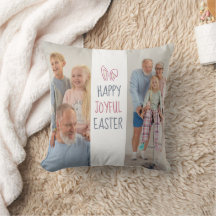 Personalisiert Happy Oaster Throw Kissen
