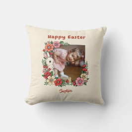 Personalisiert Happy Oster Blumengeblasen Custom P Kissen