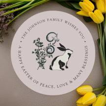 Personalisiert Happy Oster Modernes Bunny