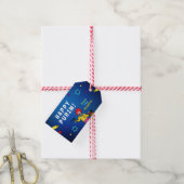 Personalisiert Happy Purim! Geschenkanhänger (Mit Garn)