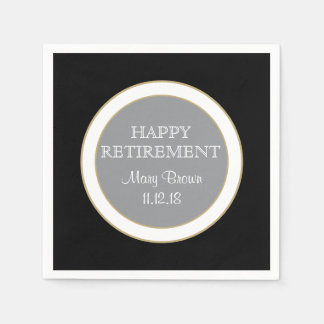 Personalisiert Happy RETIREMENT Papierserviette