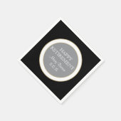 Personalisiert Happy RETIREMENT Papierserviette (Ecke)