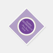 Personalisiert Happy RETIREMENT Papierserviette (Ecke)