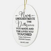 Personalisiert Happy Retirement Quotes Keramik Ornament (Links)
