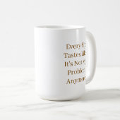 Personalisiert Happy Retirement Watercolor Beach Kaffeetasse (VorderseiteRechts)