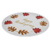 Personalisiert Happy Thanksgiving Schneidebrett (Ecke)