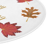 Personalisiert Happy Thanksgiving Schneidebrett (Ecke)