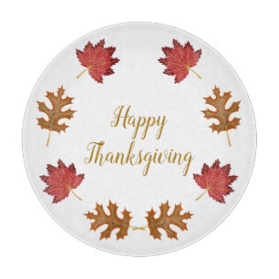 Personalisiert Happy Thanksgiving Schneidebrett