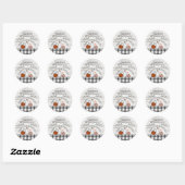 Personalisiert Happy Thanksgiving Stickers (Blatt)